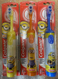 3 Pack Colgate Dispicable Me Battery Powered Toothbrushes ( Minions )