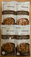 Food Life Balanced Ready To Eat Beef Stew 24oz Camping Hiking BB: 01 / 2029