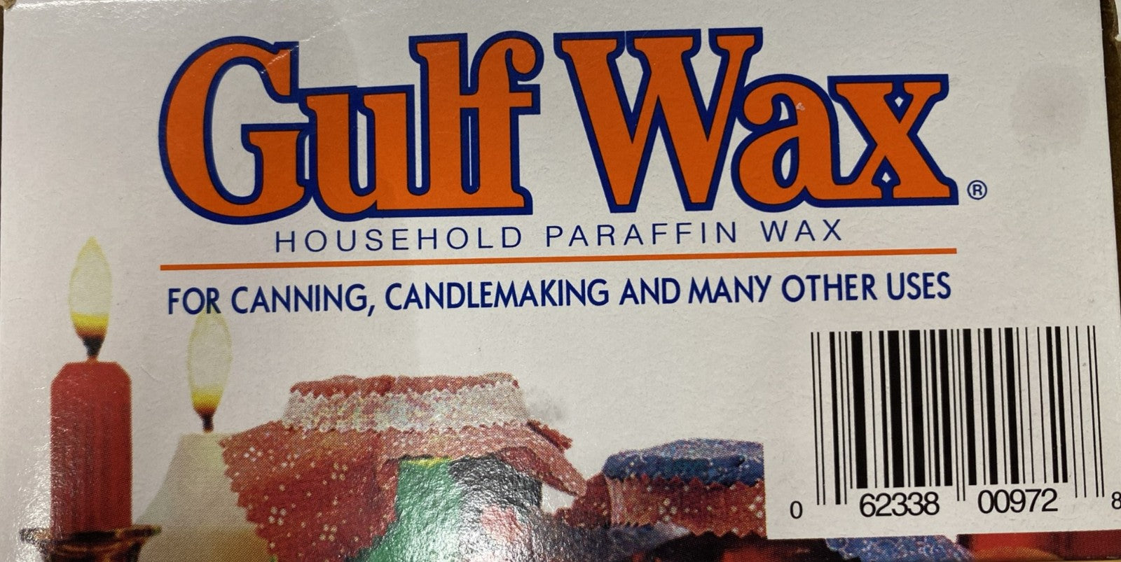Gulf Wax Paraffin Wax 1 LB 16oz. Canning Candle Making Prepper