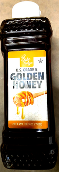 Bake Tango US Grade A Golden Honey  100% Pure Honey, 80 oz - 5 LB/BBD:  Jun 2027