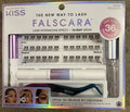 KISS Falscara Starter Kit Deluxe Lash Extension Kit 36 Lash Clusters