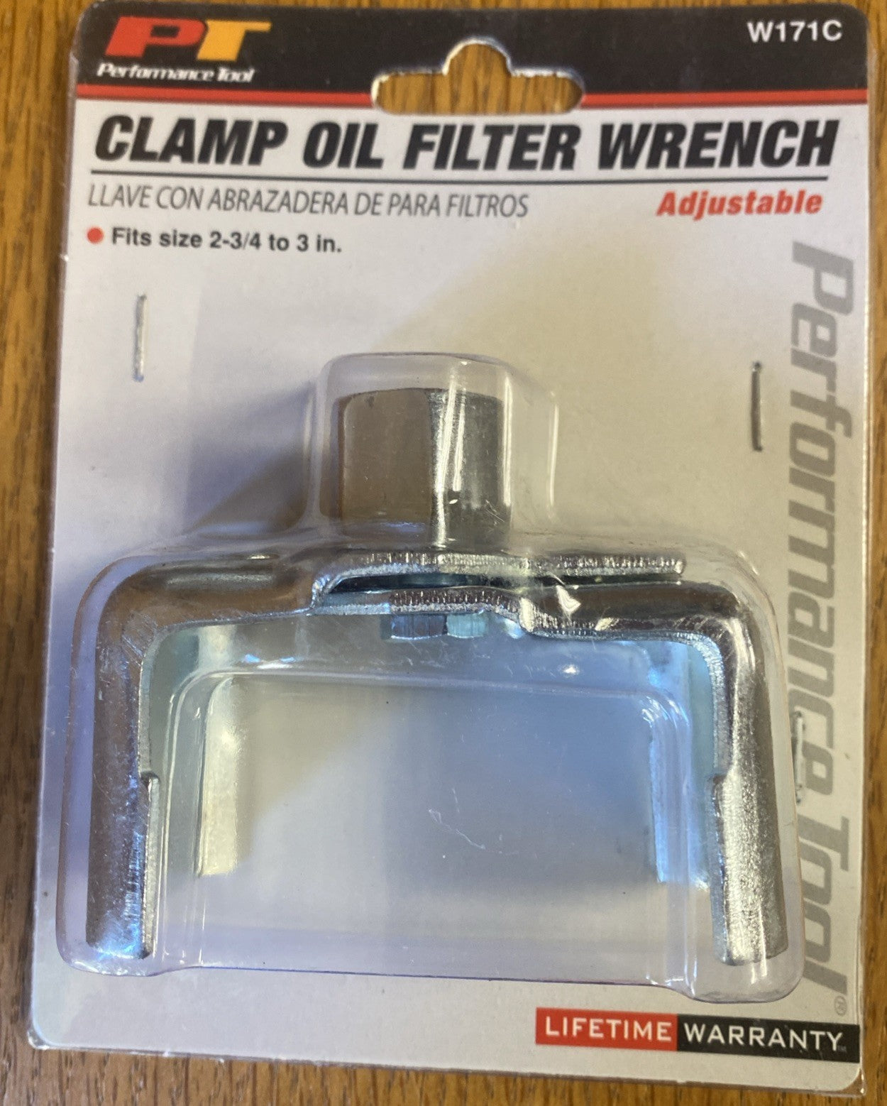 Performance Tool W171C Small Adj Clamp Filter Wrench 2-3/4”-3” Filters 3/8” Dr.