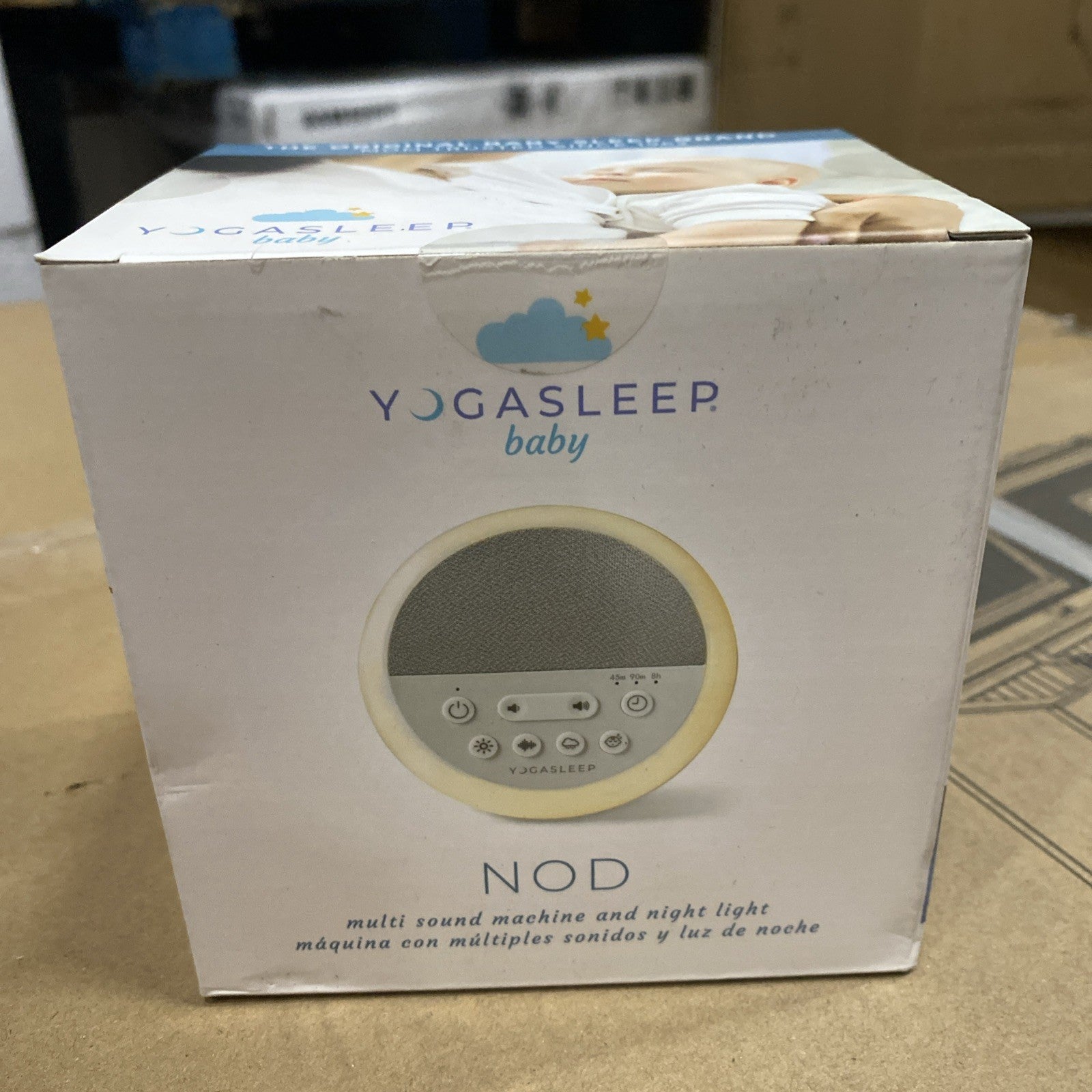 Yogasleep Baby Nod White Noise Machine with Night Light New In Box NIB